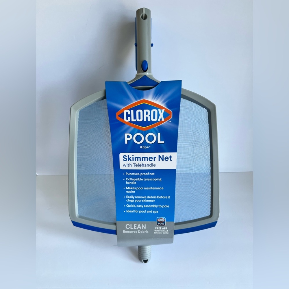 Clorox Pool & Spa Skimmer Net With Telehandle 99213CLX Telescopic Pole Brand New